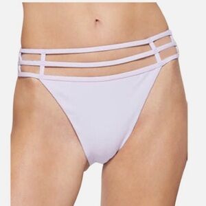 NWT Jonathan Simkhai Amenda Strappy Bikini Bottoms in Lupine